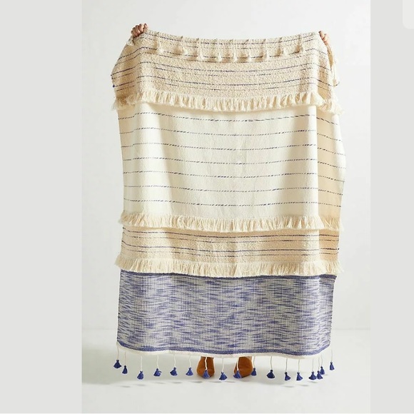 Anthropologie Other - Anthropologie Embellished Nayo Throw Blanket